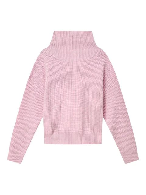 ISABEL MARANT ribbed roll-neck brooke pullover - Pink - zdjęcie produktu nr 1