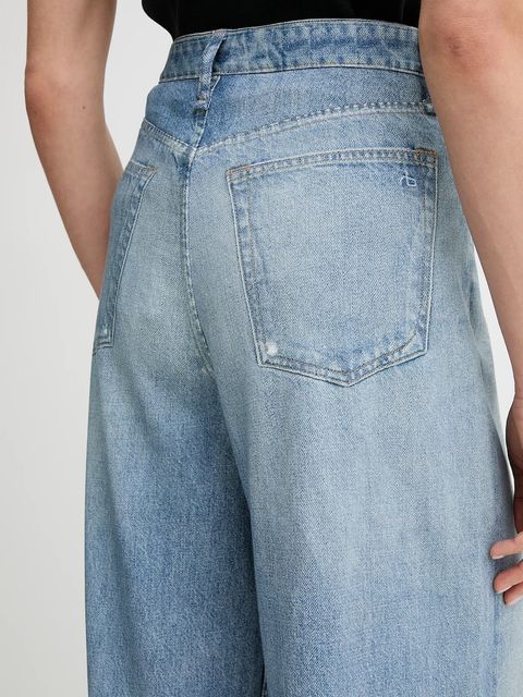 Rag & Bone jeansy damskie kolor niebieski RC1225F7MTE