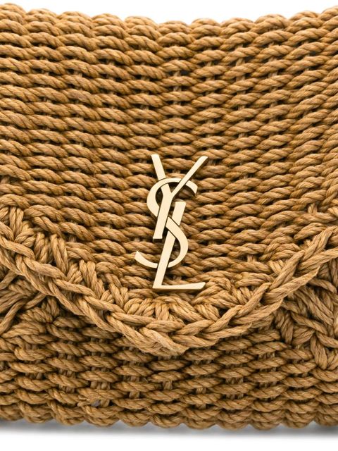 Saint Laurent Cassandre clutch bag - Brown