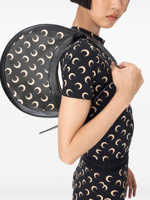 Marine Serre Eclips shoulder bag - Black - zdjęcie produktu nr 2