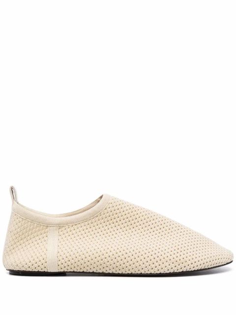Nanushka mesh-knit loafers - Neutrals - zdjęcie produktu nr 1