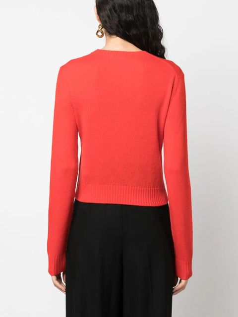 Jil Sander crew-neck sweater - Red
