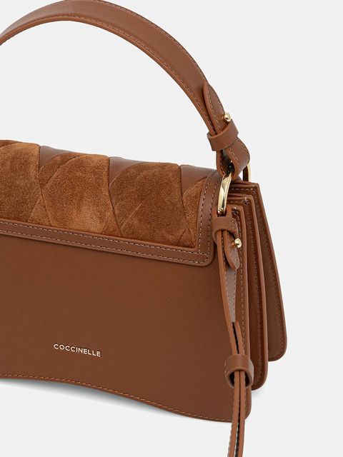 Coccinelle torebka skórzana kolor brązowy E1.T1S.18.02.01 - zdjęcie produktu nr 2