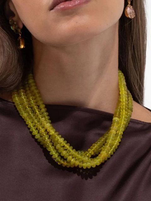 Jennifer Behr Veronica beaded necklace - Yellow - zdjęcie produktu nr 2