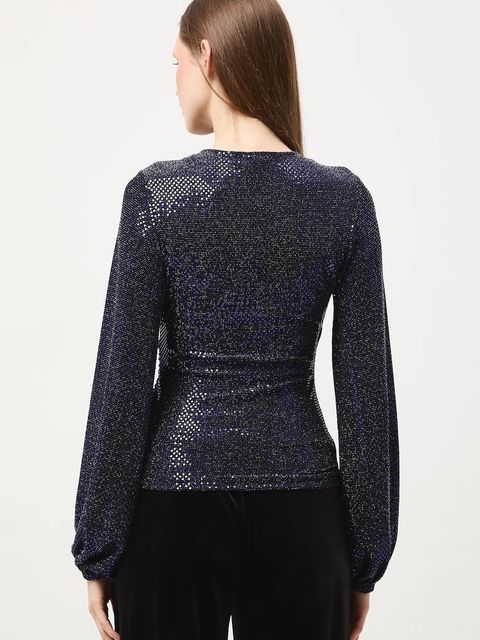 Medicine longsleeve damski kolor granatowy