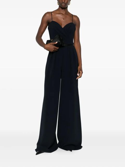 Max Mara belted jumpsuit - Blue
