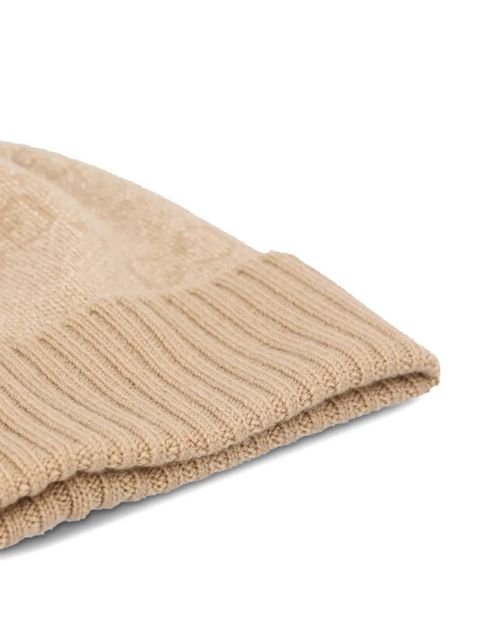 Gucci jacquard ribbed beanie - Neutrals - zdjęcie produktu nr 2