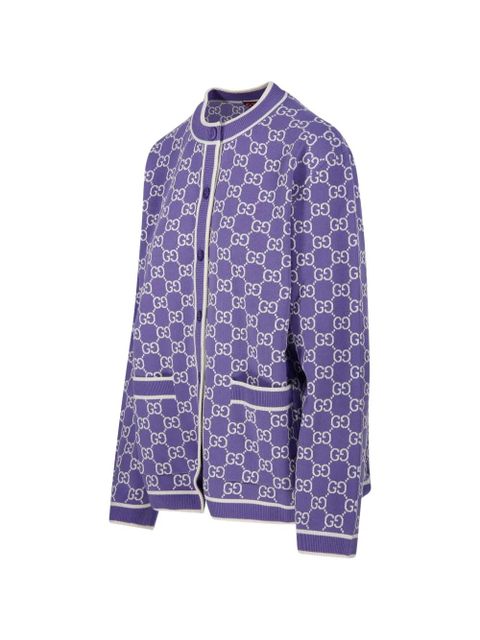 Gucci patterned cardigan - Purple