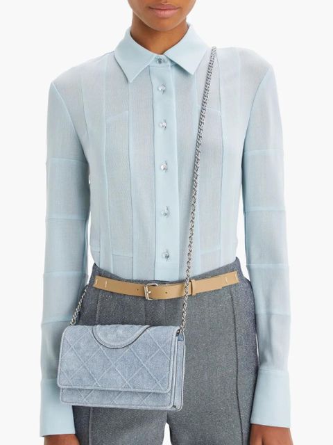 Tory Burch Fleming crossbody bag - Blue - zdjęcie produktu nr 2