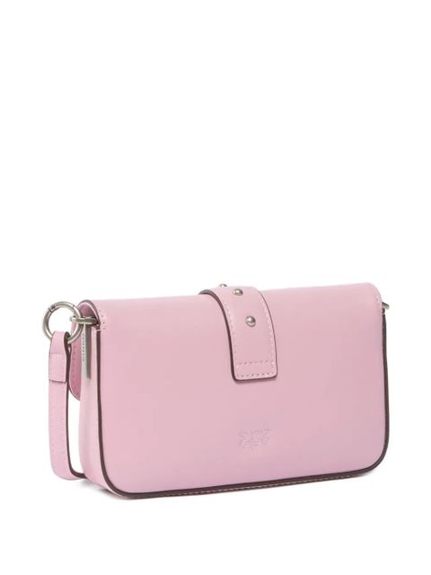 PINKO Love One Micro leather cross body bag