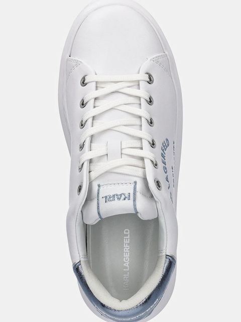 Karl Lagerfeld sneakersy skórzane KAPRI kolor biały KL62539F