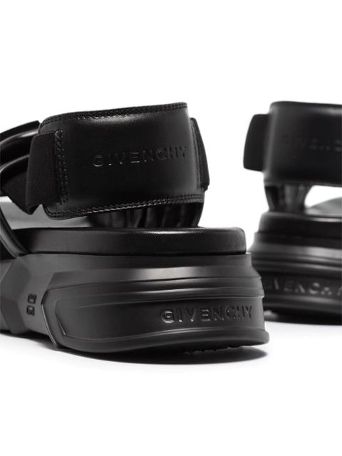 Givenchy Marshmallow slingback leather sandals - Black - zdjęcie produktu nr 2