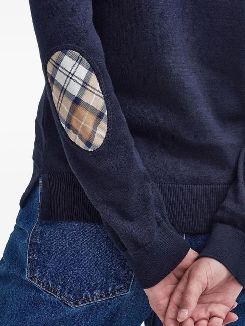 Barbour wool blend cardigan - Blue