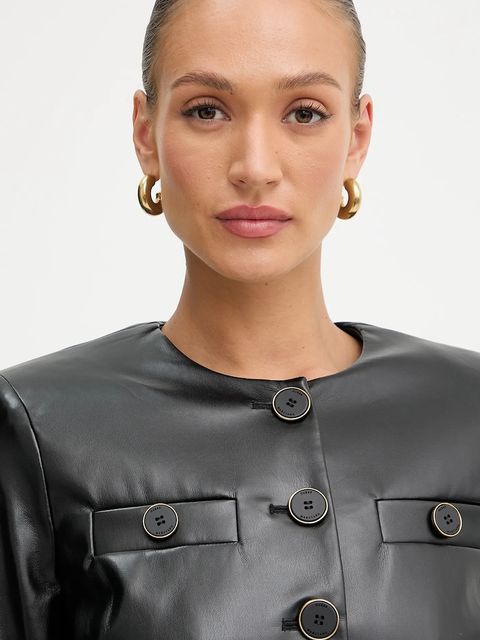 Marciano by Guess kurtka FERGIE kolor czarny przejściowa 5YGL18 7363A