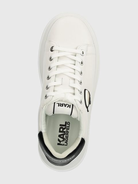 Karl Lagerfeld sneakersy skórzane ANAKAPRI kolor biały KL63530N