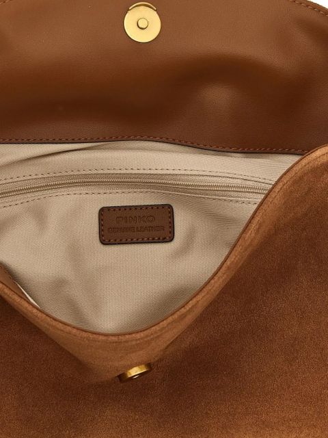 PINKO suede shoulder bag - Brown
