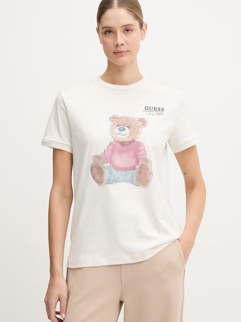 Guess t-shirt bawełniany CARLA - zdjęcie produktu nr 1
