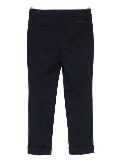 Prada concealed-fastening trousers - Blue - zdjęcie produktu nr 2