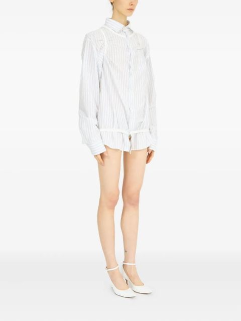Maison Margiela striped shirt - White