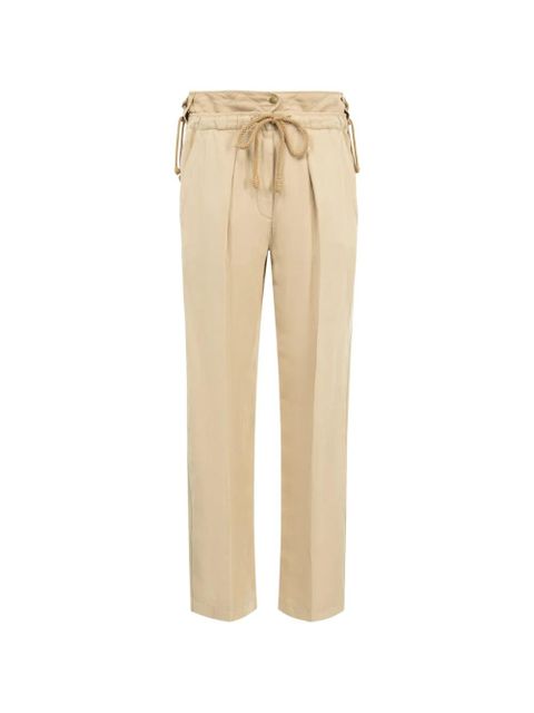 ISABEL MARANT Sharon-GD lace-up straight-leg trousers - Neutrals - zdjęcie produktu nr 1
