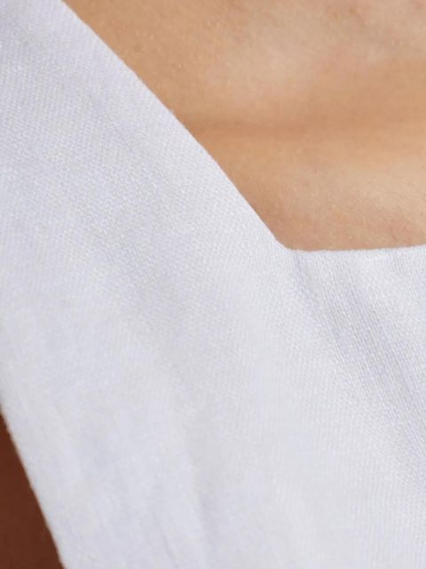 Posse linen mini dress - White