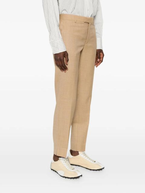 MM6 Maison Margiela slit-cuff tailored trousers - Neutrals