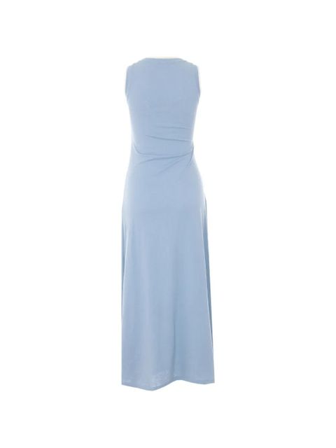 Eleh contrast-trim maxi dress - Blue - zdjęcie produktu nr 2