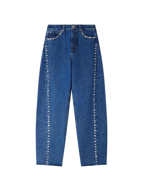 SANDRO rhinestone barrel trousers - Blue - zdjęcie produktu nr 1