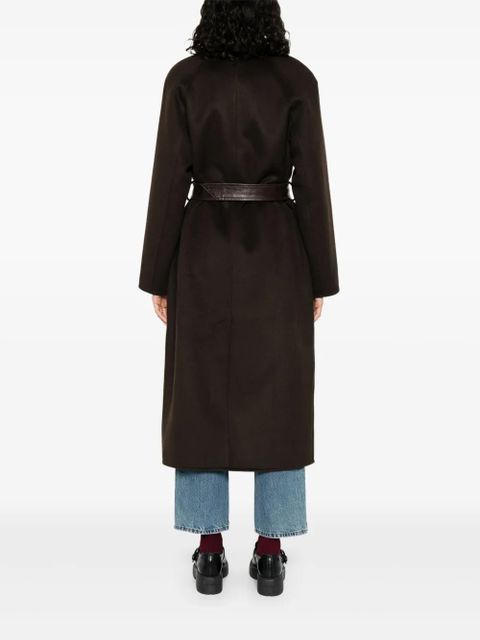 SANDRO double-breasted coat - Brown