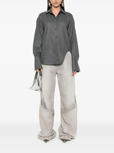 The Attico Eliza shirt - Grey - zdjęcie produktu nr 2