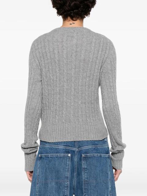 Blumarine buttoned cardigan - Grey