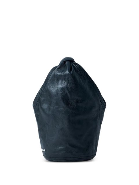 OUR LEGACY Fofinho Drip leather shoulder bag - Black - zdjęcie produktu nr 1