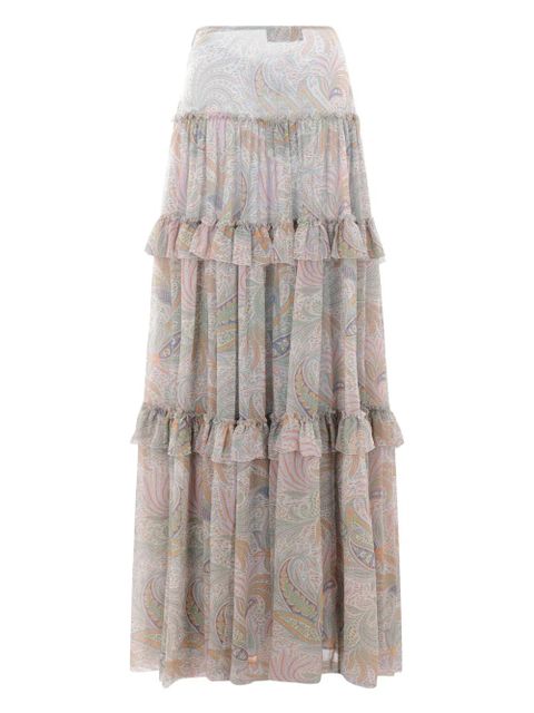 ETRO printed maxi skirt - Neutrals