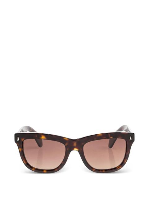 Moncler Eyewear tortoiseshell-effect square-frame sunglasses - Brown - zdjęcie produktu nr 1