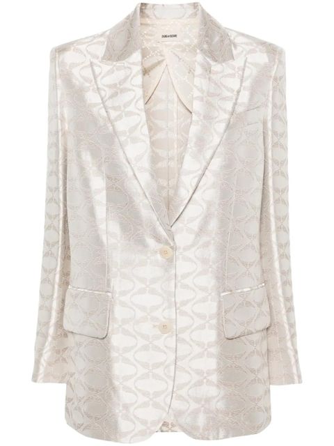 Zadig&Voltaire Vicka jacquard blazer - Neutrals - zdjęcie produktu nr 1