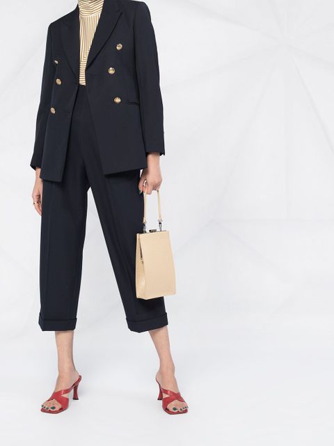 SANDRO high-waisted trousers - Blue - zdjęcie produktu nr 2