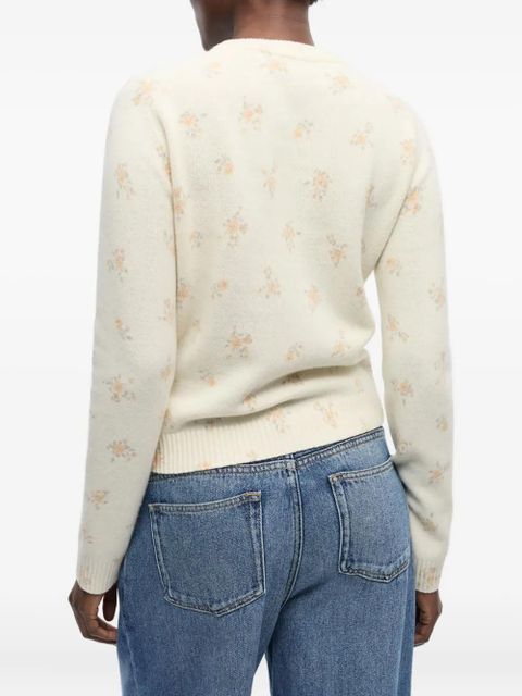 GANNI floral cardigan - Neutrals - zdjęcie produktu nr 2