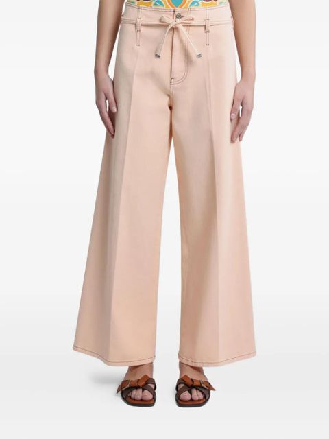 ETRO belted cropped trousers - Pink - zdjęcie produktu nr 2