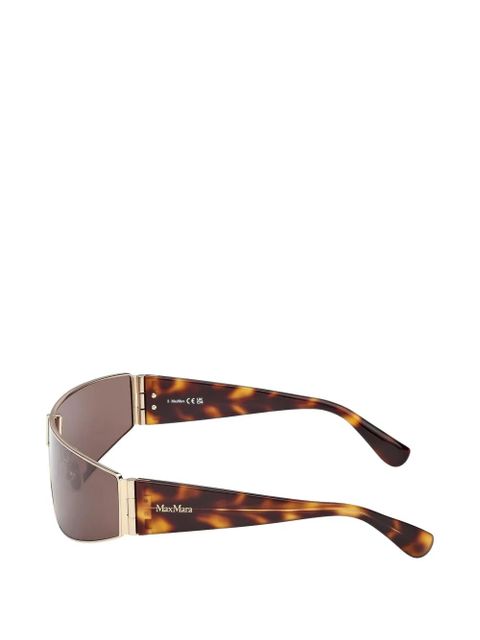 Max Mara Eyewear mask-shape sunglasses - Gold