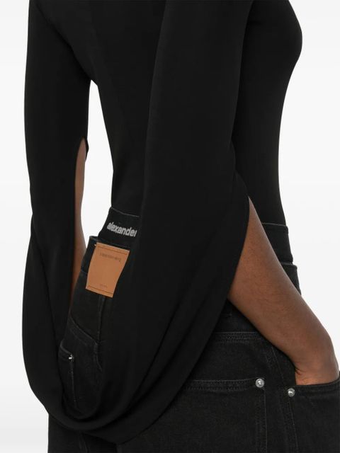 Alexander Wang draped blouse - Black