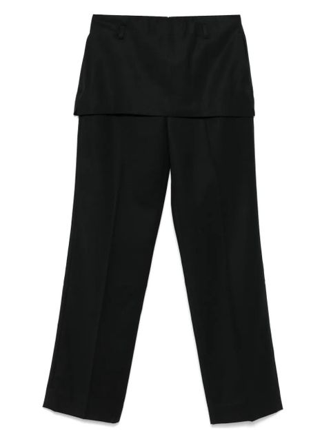 TOTEME layered skirt trousers - Black - zdjęcie produktu nr 1