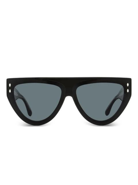 Isabel Marant Eyewear geometric-frame sunglasses - Black - zdjęcie produktu nr 1
