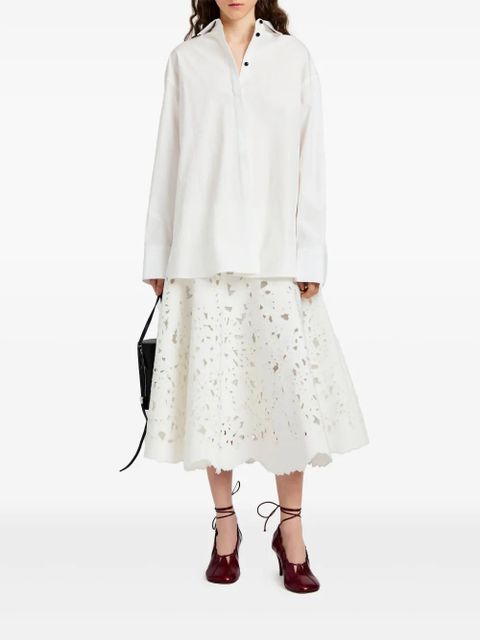Proenza Schouler Olene midi skirt - White