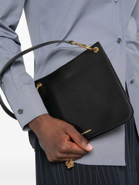 Jil Sander leather tote bag - Black - zdjęcie produktu nr 2