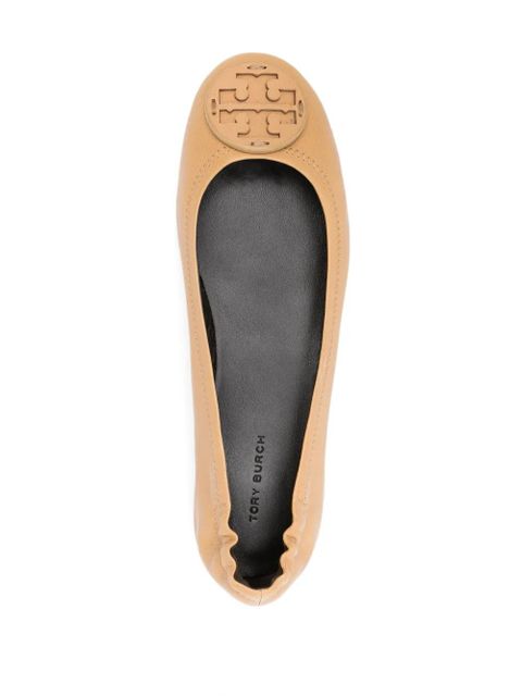Tory Burch Minnie Trave ballerina shoes - Neutrals