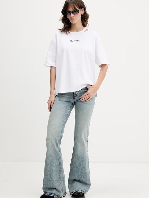 Karl Lagerfeld Jeans t-shirt damski - zdjęcie produktu nr 1