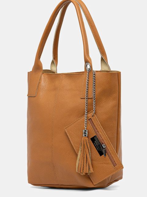 Answear.LAB torebka skórzana kolor brązowy - zdjęcie produktu nr 2