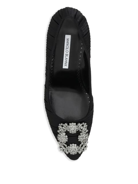 Manolo Blahnik 70mm Hangisi pumps - Black