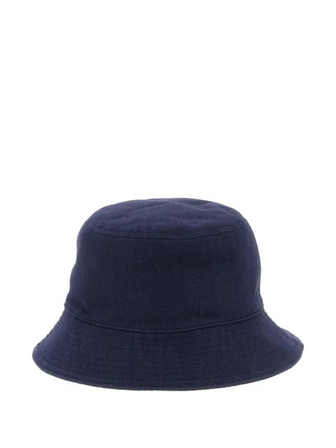 FENDI reversible logo-embroidery bucket hat - Blue - zdjęcie produktu nr 2