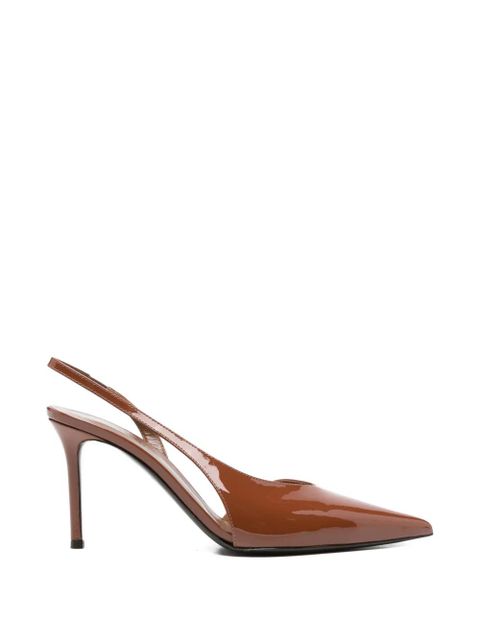 Giuseppe Zanotti pointed slingback pumps - Brown - zdjęcie produktu nr 1